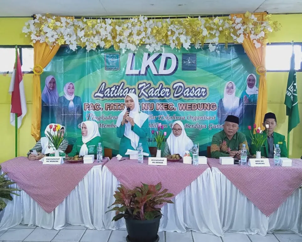 Cetak Kader Militan, PAC Fatayat Kecamatan Wedung Gelar Latihan Kader Dasar