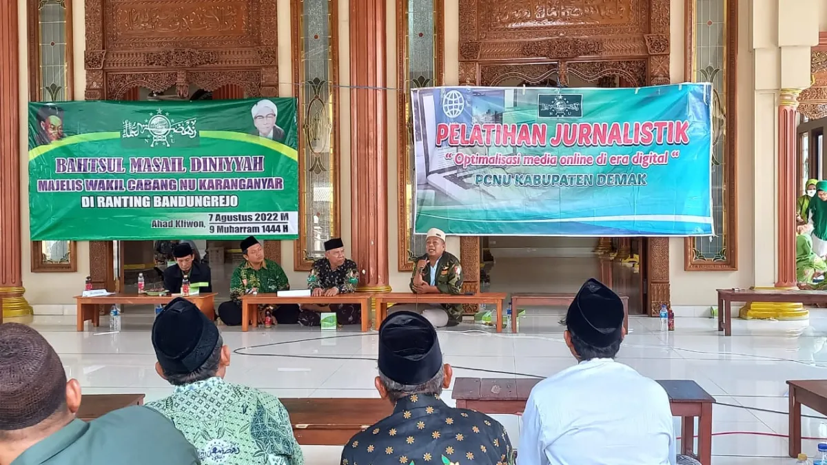 Majelis Wakil Cabang NU Karanganyar Sosialisasikan Pentingnya Literasi Digital