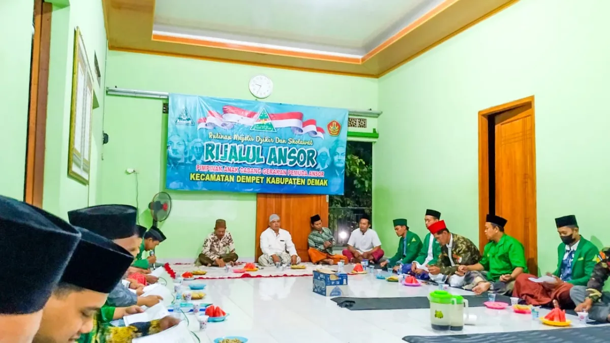 Hidupkan Tradisi NU, MDS Rijalul Ansor Dempet Gelar Kajian Rutinan