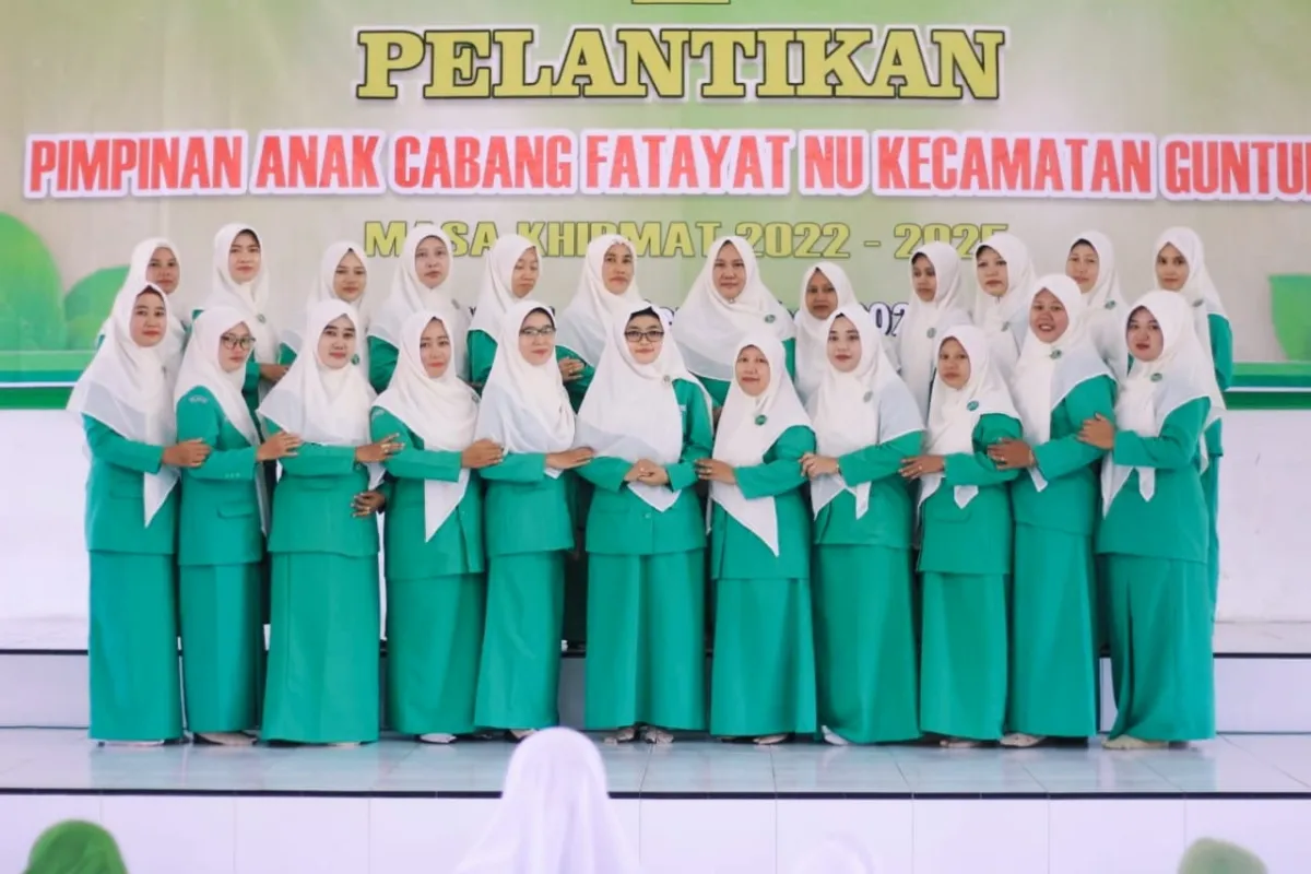 Fatayat NU Guntur Dilantik, Diminta Semakin Kompak dan Solid