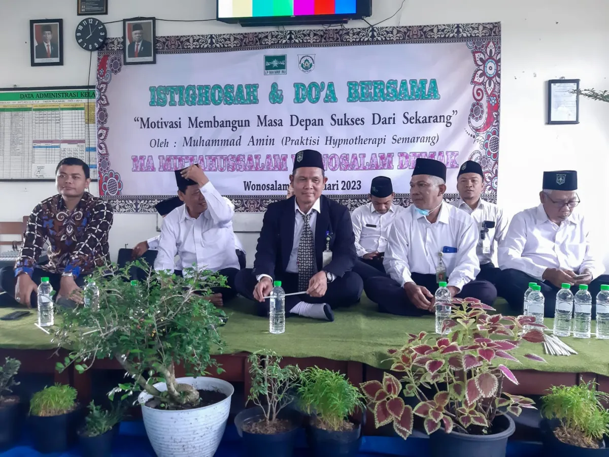 MA Miftahussalam Wonosalam Gelar Doa Dan Isthighosah Bersama