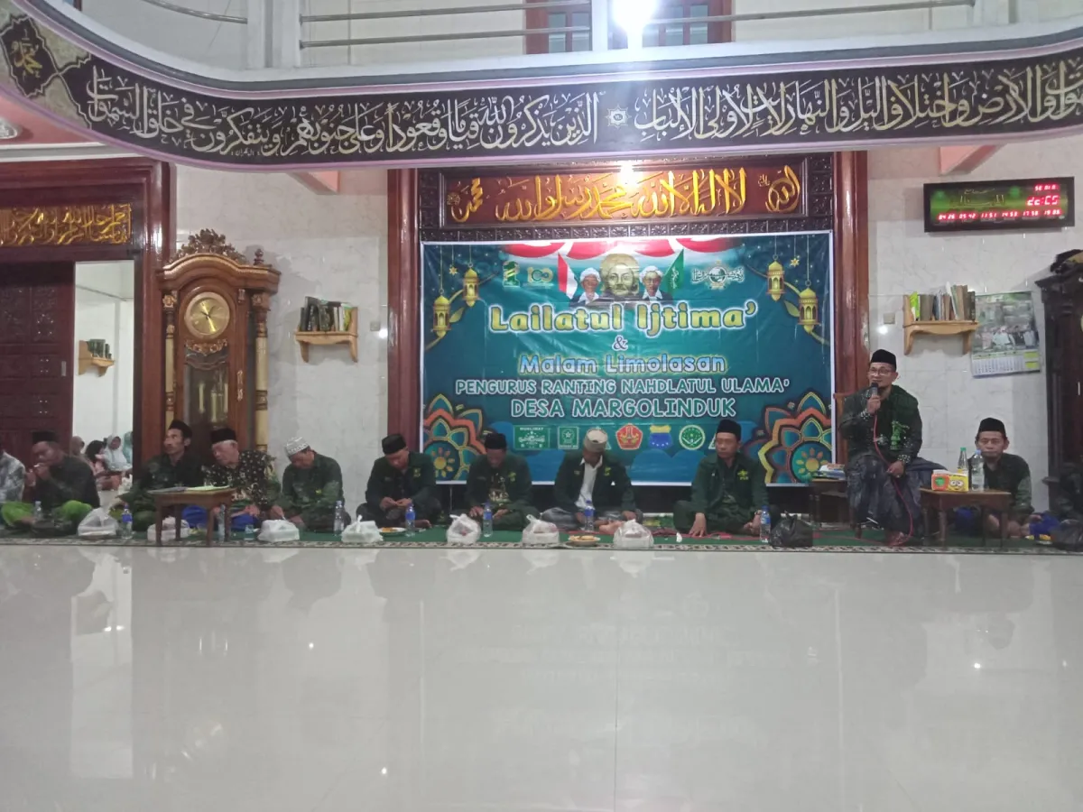 NU Ranting Margolinduk Helat Lailatul Ijtima’ Dan Arwah Jama’