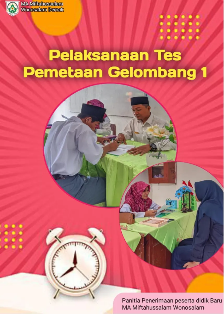 PPDB 2023, MA Miftahussalam Gelar Tes Pemetaan Gelombang 1