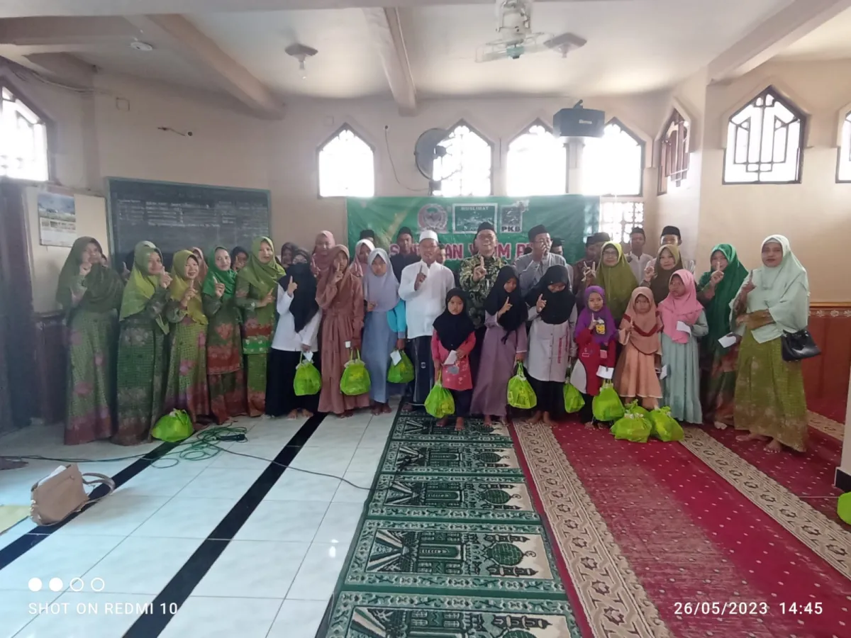 Muslimat NU Kecamatan Mijen Santuni Anak Yatim, Ketua PAC : Ini Sudah Menjadi Program Rutin Kami