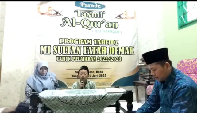 Perkuat Program Tahfidz, MI Sultan Fattah Demak Gelar Parade Tasmi’