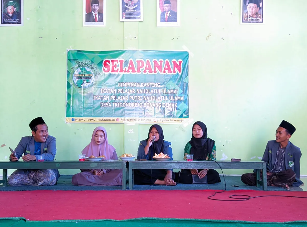 Gelar Selapanan, PR IPNU Tridonorejo Bonang: Jangan Lupa Kewajiban Belajarnya