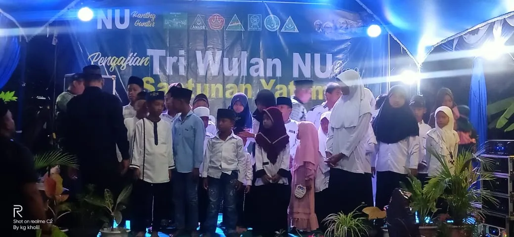NU Ranting Guntur Gelar Pengajian Dan Santunan Anak Yatim