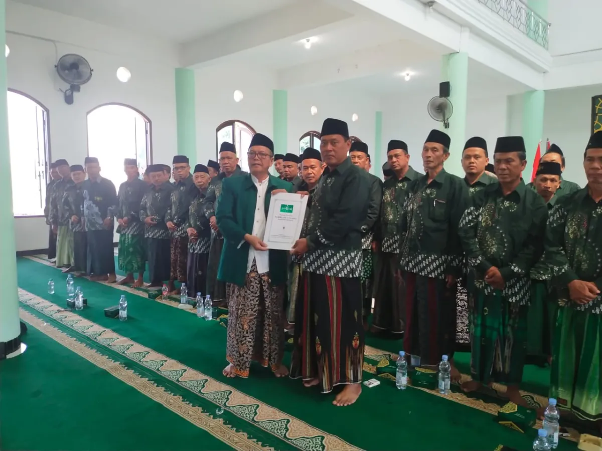 Lantik MWCNU Sayung, Ketua PCNU: Laksanakan Program Yang Bersentuhan Langsung Dengan Masyarakat