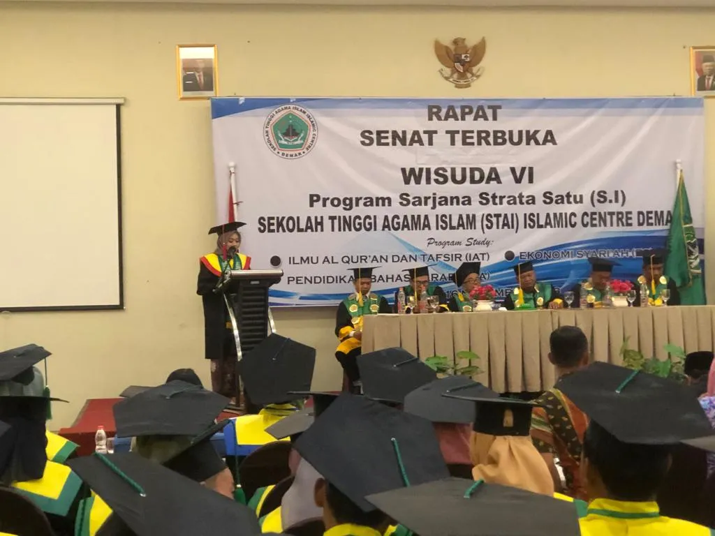 Sukses Gelar Wisuda, Ketua STAI-IC Demak Ajak Alumni Harus Berkiprah di Masyarakat