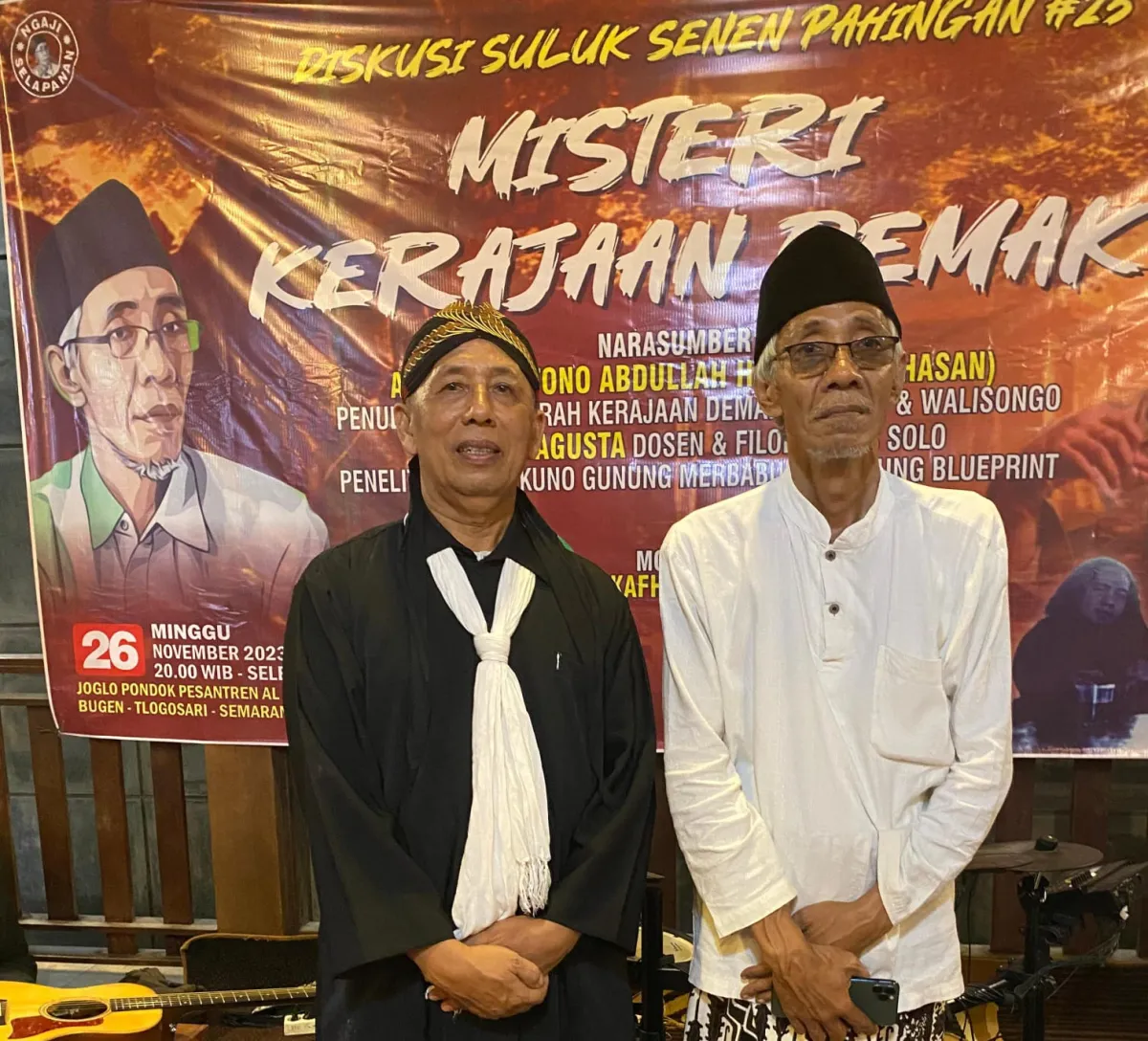 Ahmad Kastono Abdullah Hasan Teliti  Sejarah Kerajaan Demak Bintoro dan Walisongo Melalui Tujuh Metode