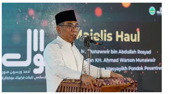 Ketum PBNU Ajak Santri Meniru Kiai-Kiai Terdahulu Dalam Mendedikasikan Diri Secara Total Terhadap Ilmu