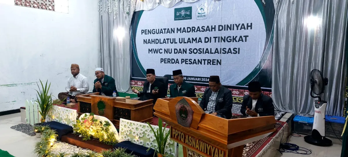 Sambut Perda Pesantren, RMI PWNU Jawa Tengah Gelar Silaturahmi dengan Guru Madin NU Di Pondok Asnawiyah Kebonagung