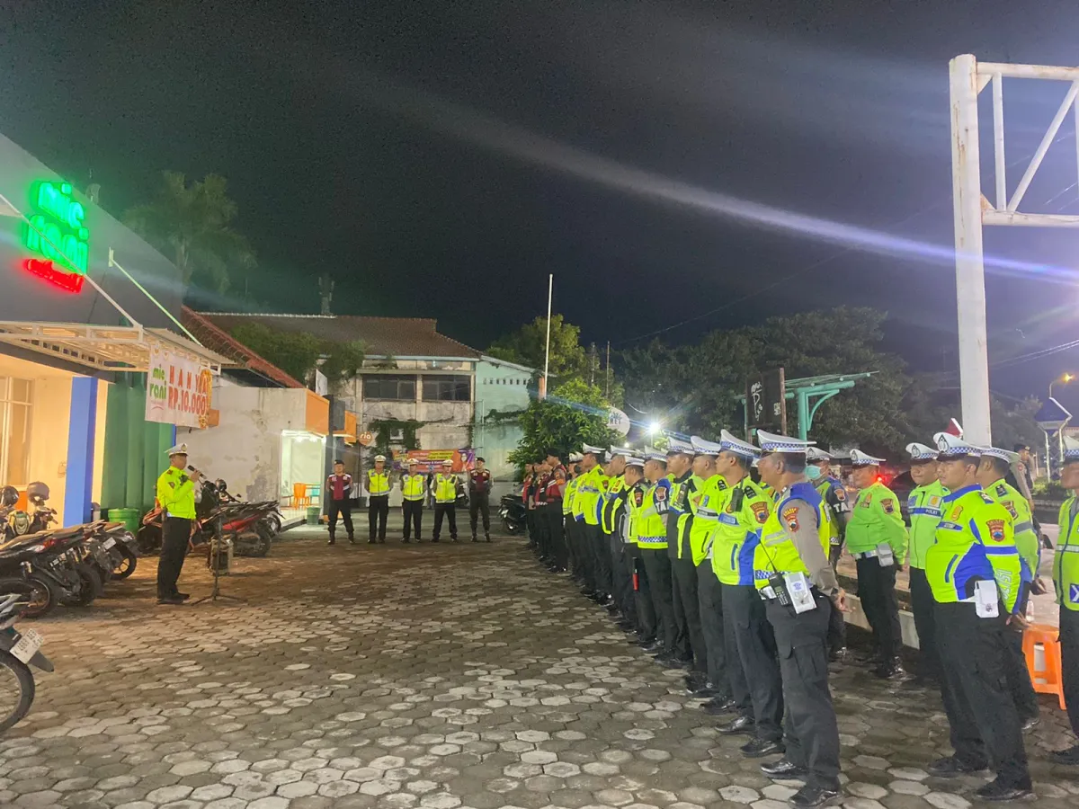 Satlantas Polres Demak Tegakkan Hukum, 62 Motor Knalpot Brong Ditahan