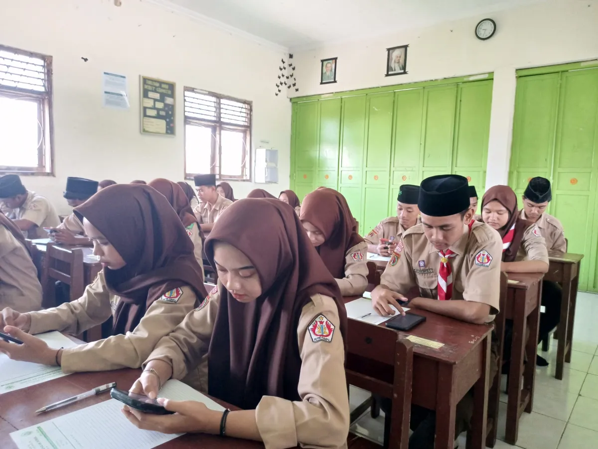 MA Miftahussalam Gelar Penilaian Akhir Tahun Platform Aplikasi Asesmen Berbasis Android