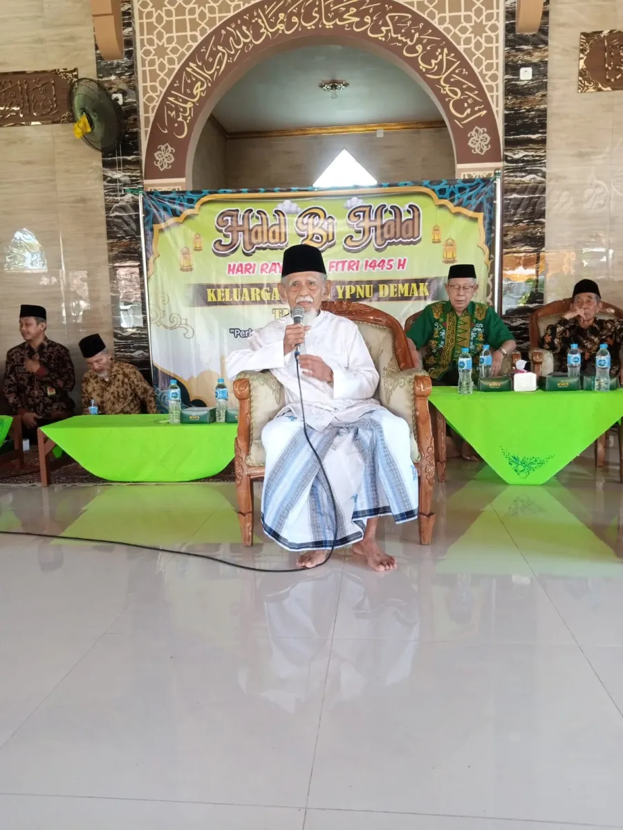 Lebaran, Yayasan Pendidikan Nahdlatul Ulama Demak Gelar Halal Bihalal
