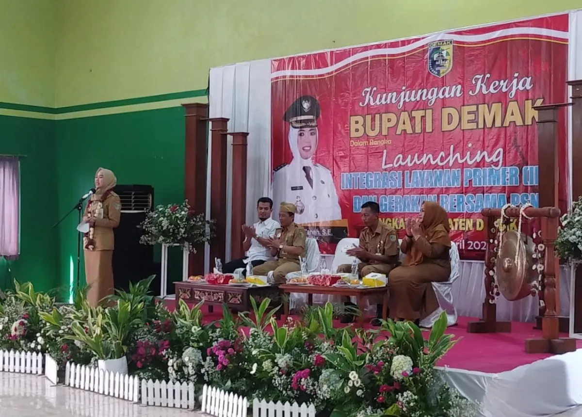 Bupati Demak Launching Integrasi Layanan Primer dan Gerakan Pemberantasan Sarung Nyamuk Tingkat Kabupaten
