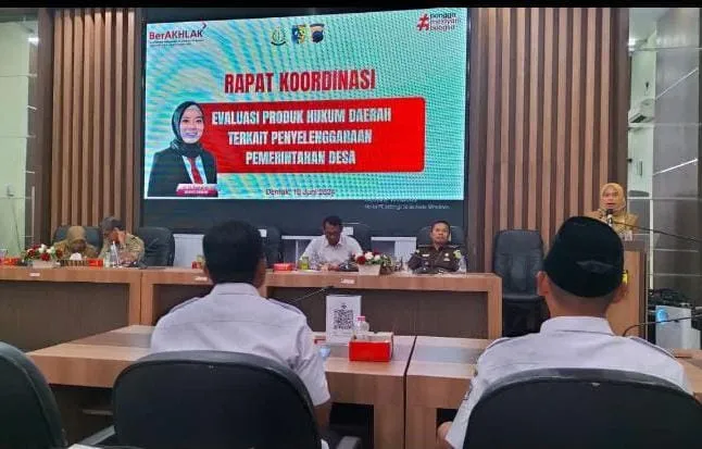 Pemkab Demak Gelar Evaluasi Produk Hukum Daerah Terkait Penyelenggaraan Pemerintah Desa