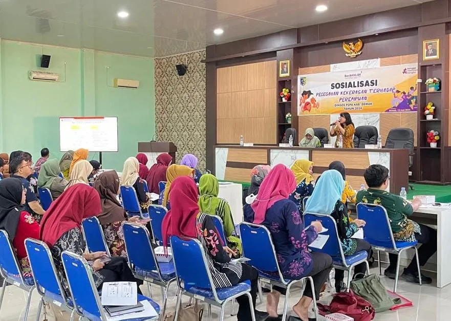 Dinsos P2PA Demak Gelar Sosialisasi Pencegahan Kekerasan Terhadap Perempuan