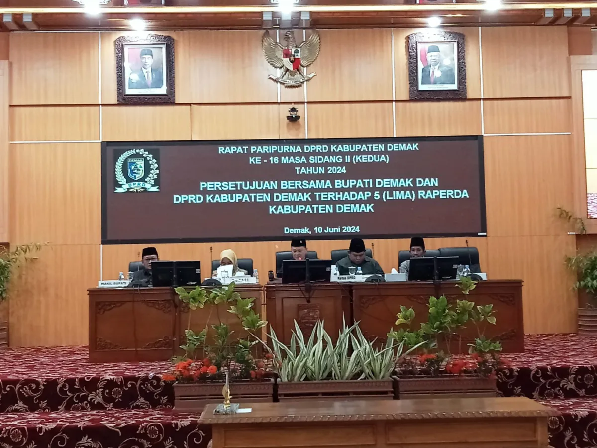 Lima Raperda Baru Disahkan, Demak Siap Majukan Ekonomi dan Kepemudaan
