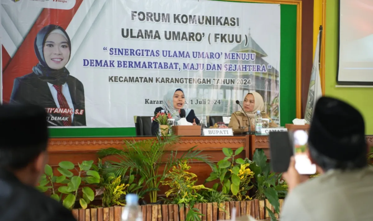 Hadiri FKUU Karangtengah, Bupati Demak: Tanpa Nasehat Ulama Pemerintah Tidak Bisa Berjalan Baik
