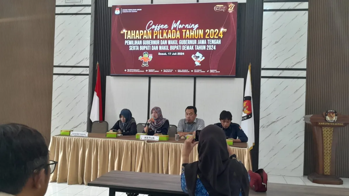 KPU Demak Gelar Sosialisasi Pilkada 2024: Proses Coklit Mencapai 100%