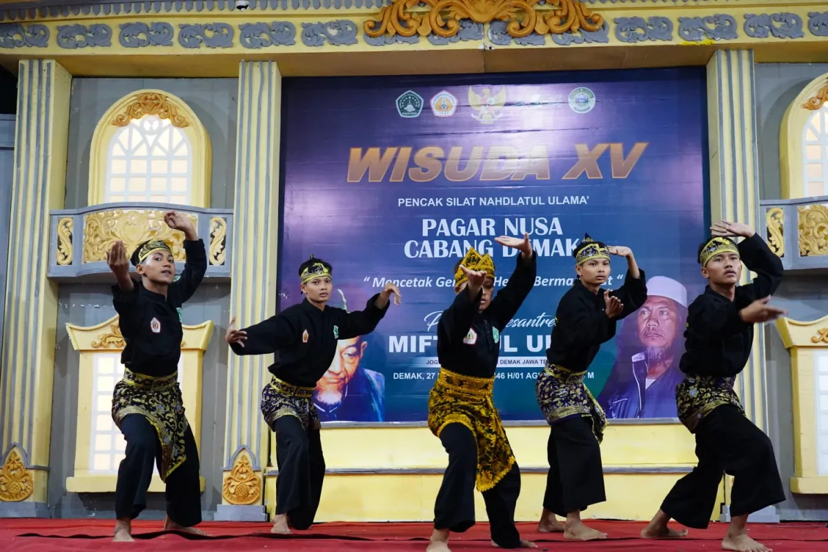 Pagar Nusa Demak Wisuda 225 Santri: Tegaskan Akhlak Mulia dan Loyalitas