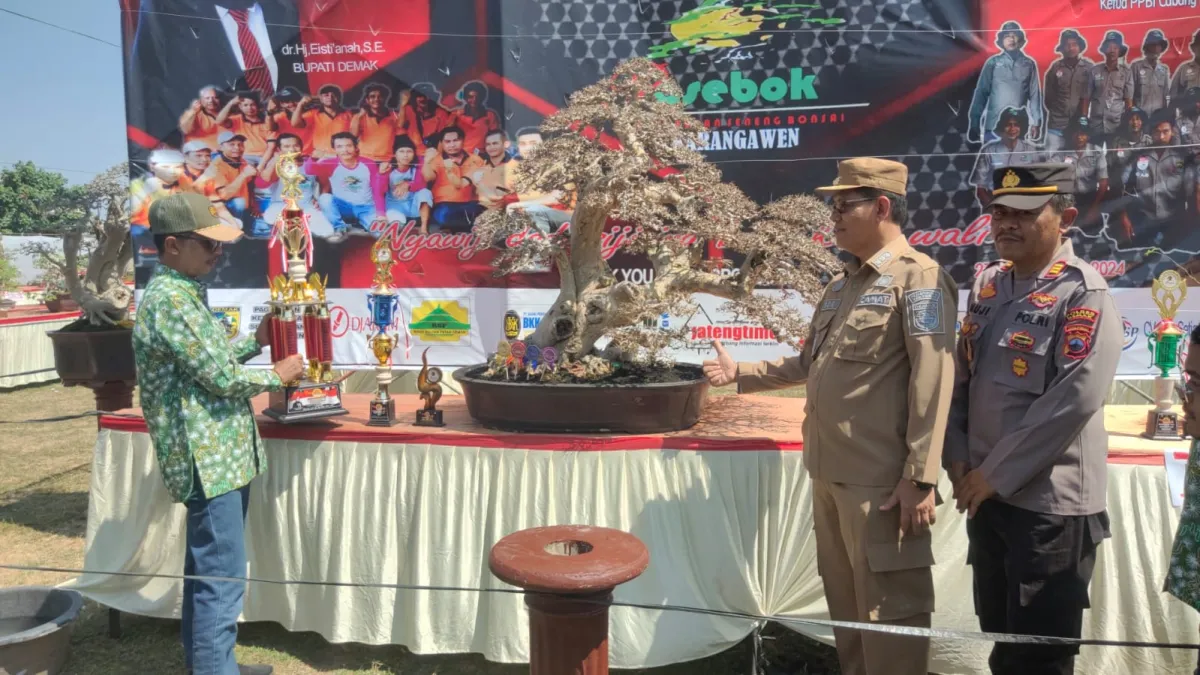 Dukung UMKM, Karnaval Bonsai HUT RI ke-79 Jadi Sorotan di Demak