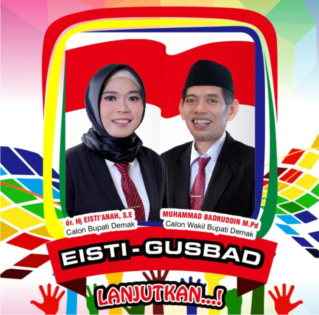Resmi PDIP Usung Petahana Eisti - Gus Bad dalam Pilkada Demak