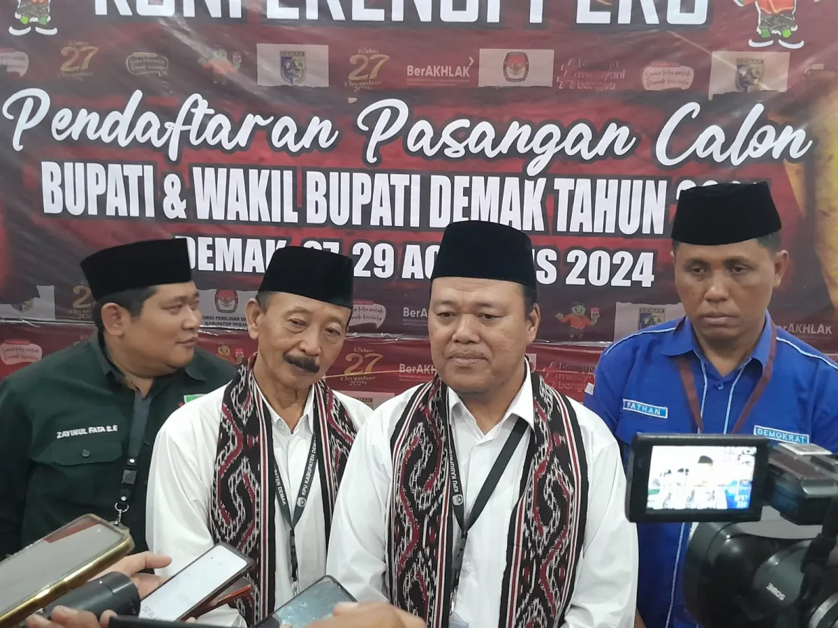 Edi-Eko Daftar Pilkada Demak 2024: Siap Wujudkan Demak Maju, Adil, dan Sejahtera