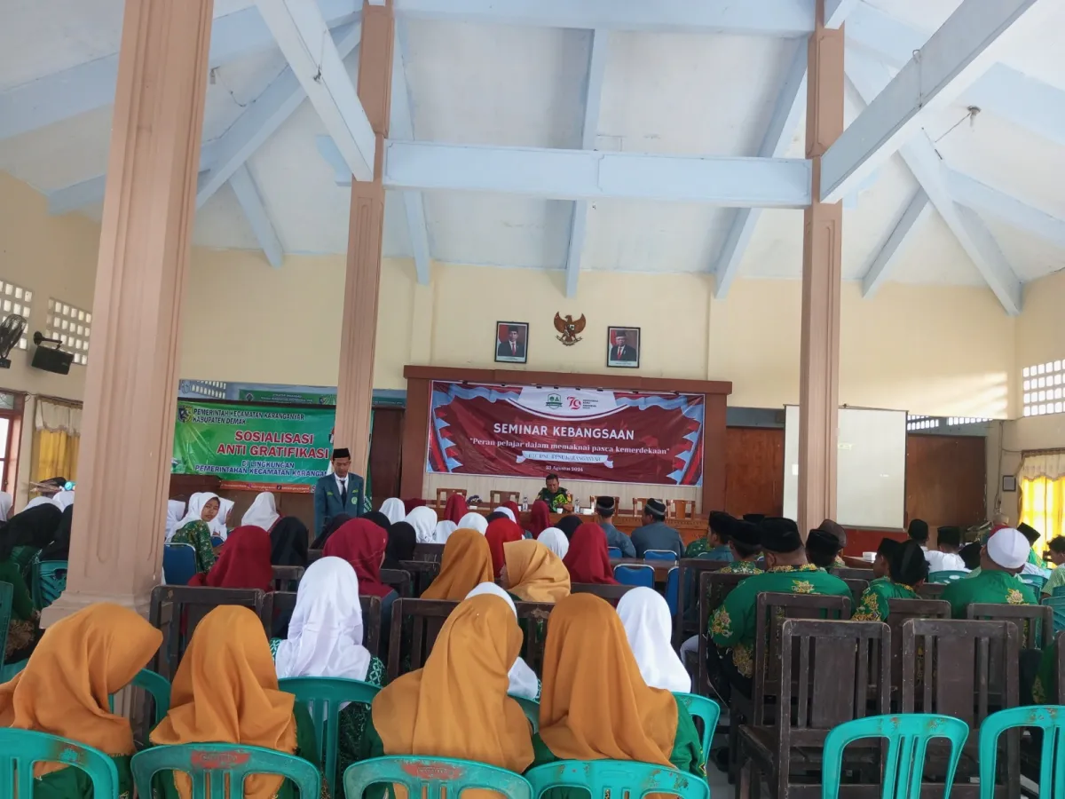 Maknai Kemerdekaan, IPNU-IPPNU Karanganyar Gelar Seminar Kebangsaan