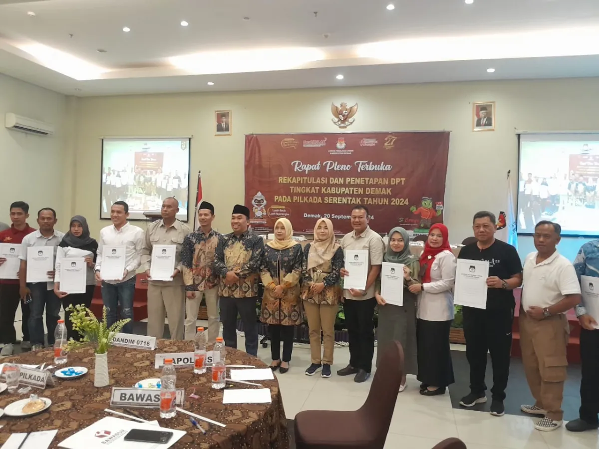 Ada  907.162 Pemilih untuk Pilkada 2024, KPU Demak Targetkan Perekaman KTP-el Rampung