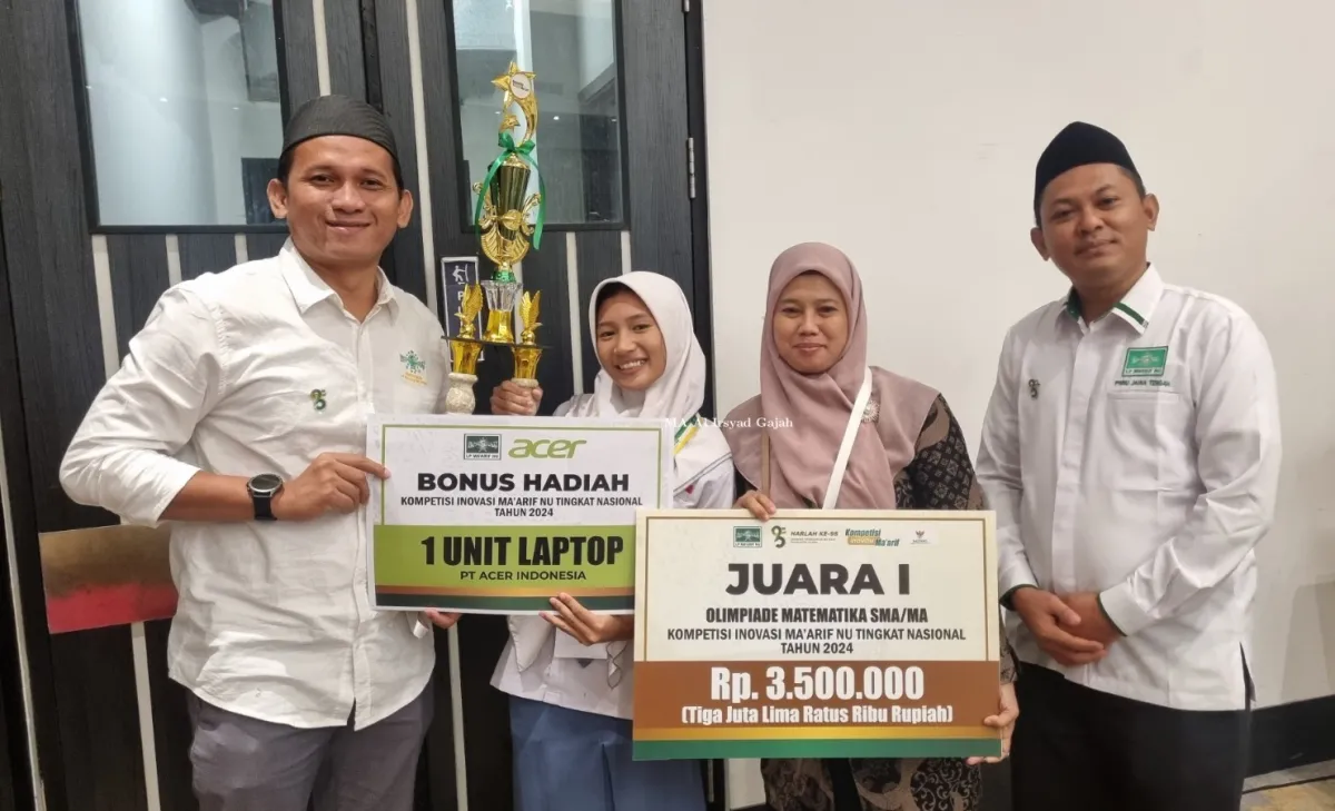 Anggun Ayu Pratiwi Siswa MA Al Irsyad Gajah Demak Juara 1 Olimpiade Matematika Tingkat Nasional
