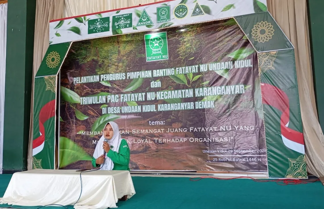 Adakan Triwulan, Ketua Fatayat NU Karanganyar Demak Ajak Kader Terus Berinovasi