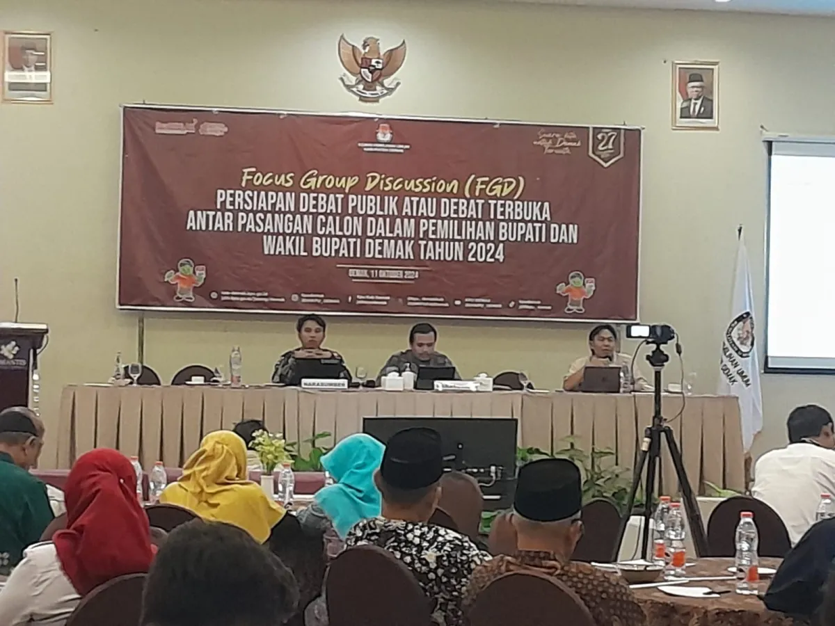 KPU Demak Siapkan Debat Pilkada, Bahas Isu Krusial Ekonomi dan Lingkungan