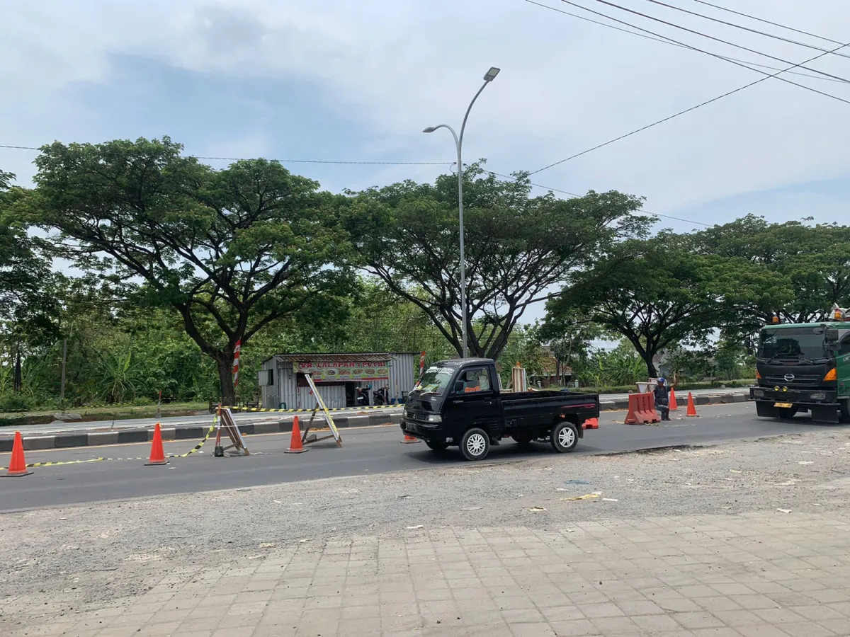 Perbaikan Jalan Pantura Kudus-Semarang Picu Kemacetan, Polres Demak Siapkan Contra Flow