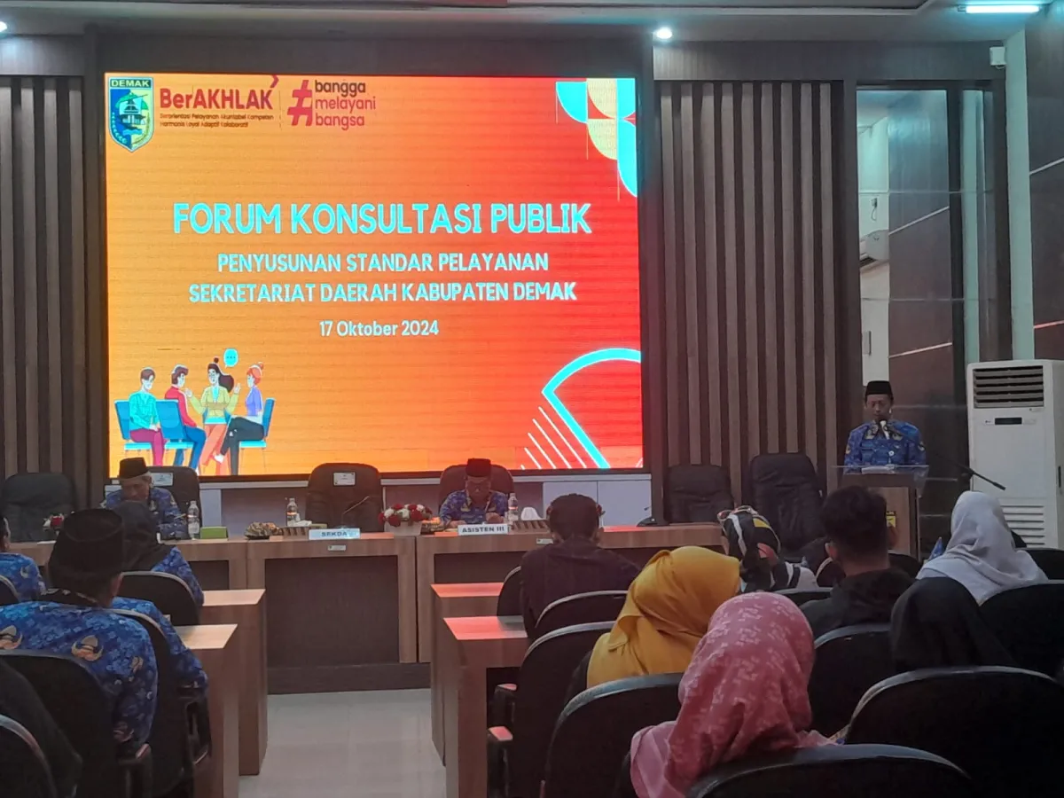 Pemkab Demak Tingkatkan Transparansi Pelayanan Melalui Forum Konsultasi Publik