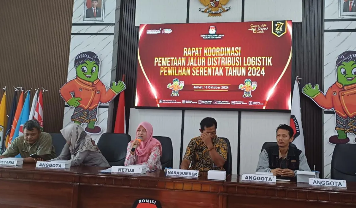 KPU Demak Gandeng BPBD dan Polri untuk Amankan Pengiriman Logistik Pemilu
