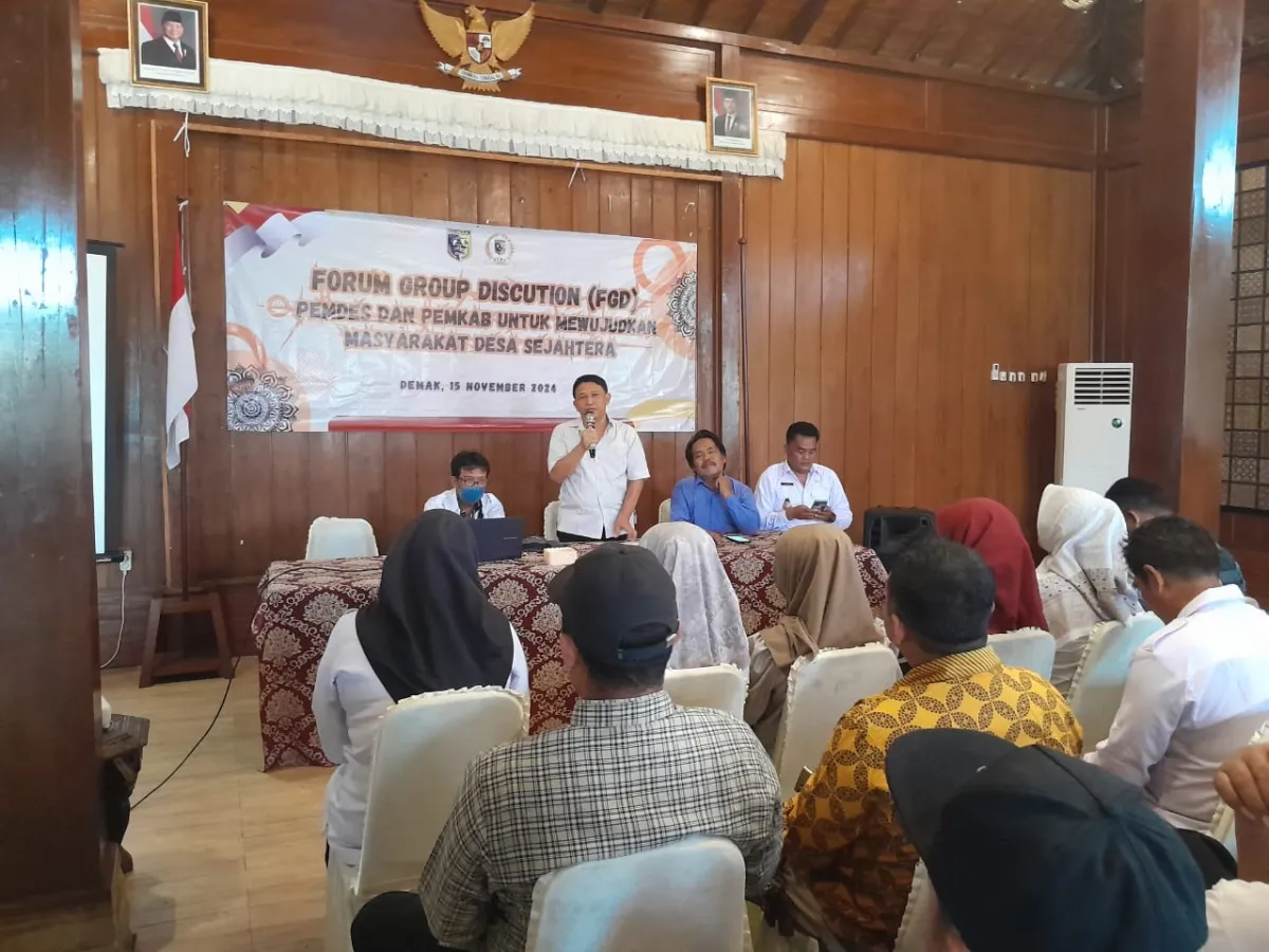 Kepala Desa Demak Gelar FGD untuk Perkuat Regulasi dan Kesejahteraan Desa
