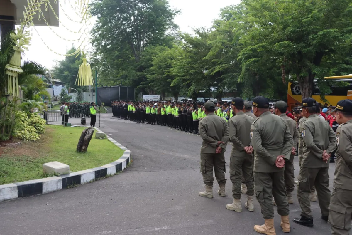 Ratusan Personel Gabungan Dikerahkan, Sukses Amankan Debat Kedua Pilkada Demak 2024