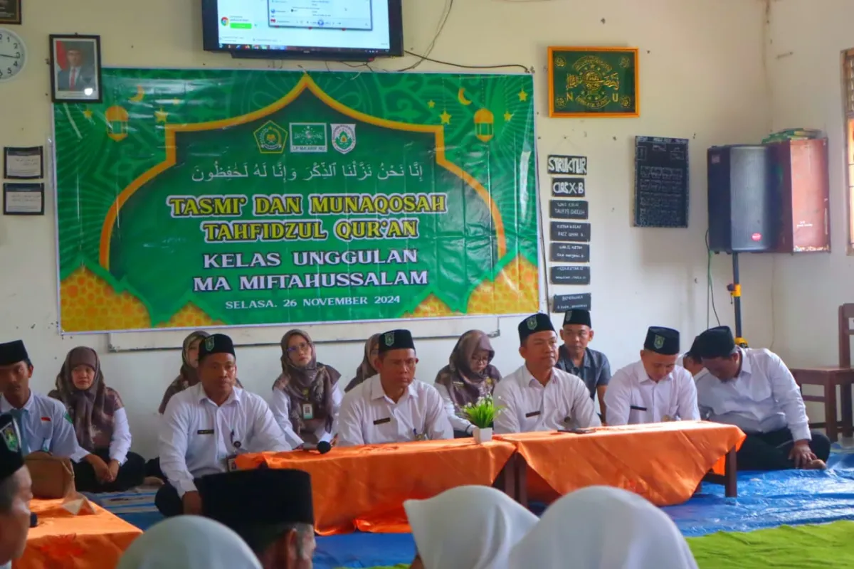MA Miftahussalam Gelar Ujian Tasmi' dan Munaqosah Program Tahfidz Unggulan