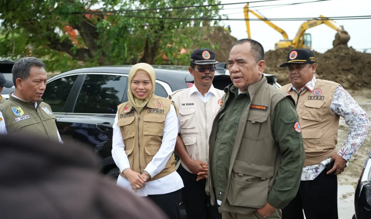 Tinjau Kembali Tanggul Jebol di Kebonagung, Bupati Demak Minta BBWS Perkuat Tanggul Kritis