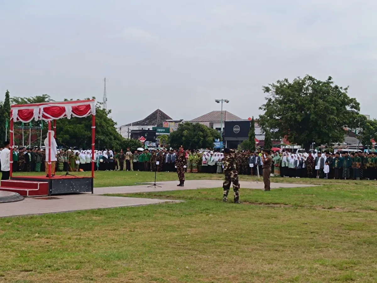 PCNU Demak Sukses Gelar Apel Kebangsaan; Puncak Rangkaian Harlah Ke 102