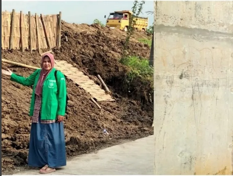 Fatayat NU Karanganyar Demak Inginkan Pemerintah Bangun Sabuk Tanggul Sungai Wulan Norowito Secara Menyeluruh
