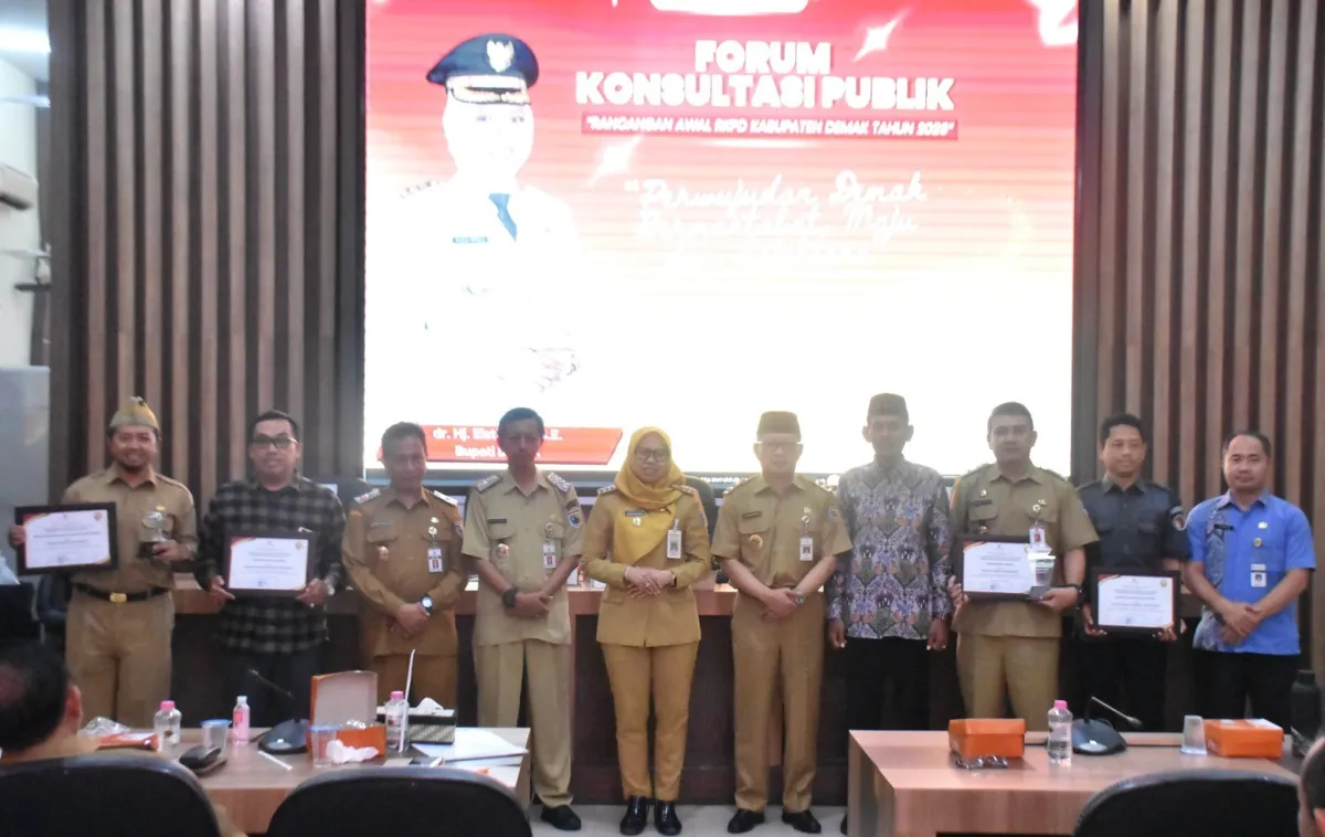 Pemkab Demak Gelar Forum Konsultasi Publik Rancangan RKPD 2026 dan Penandatanganan Komitmen Dewan Smart City
