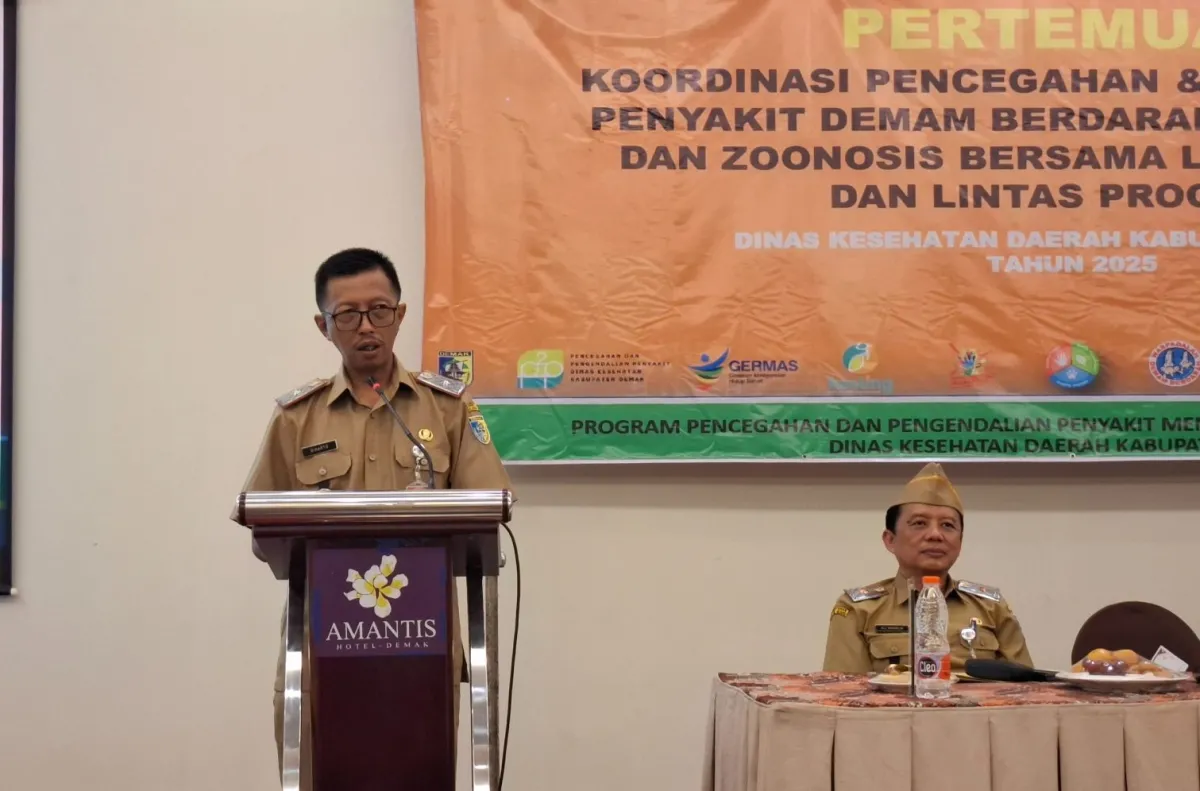 Sekda Demak Pimpin Koordinasi Cegah DBD dan Zoonosis