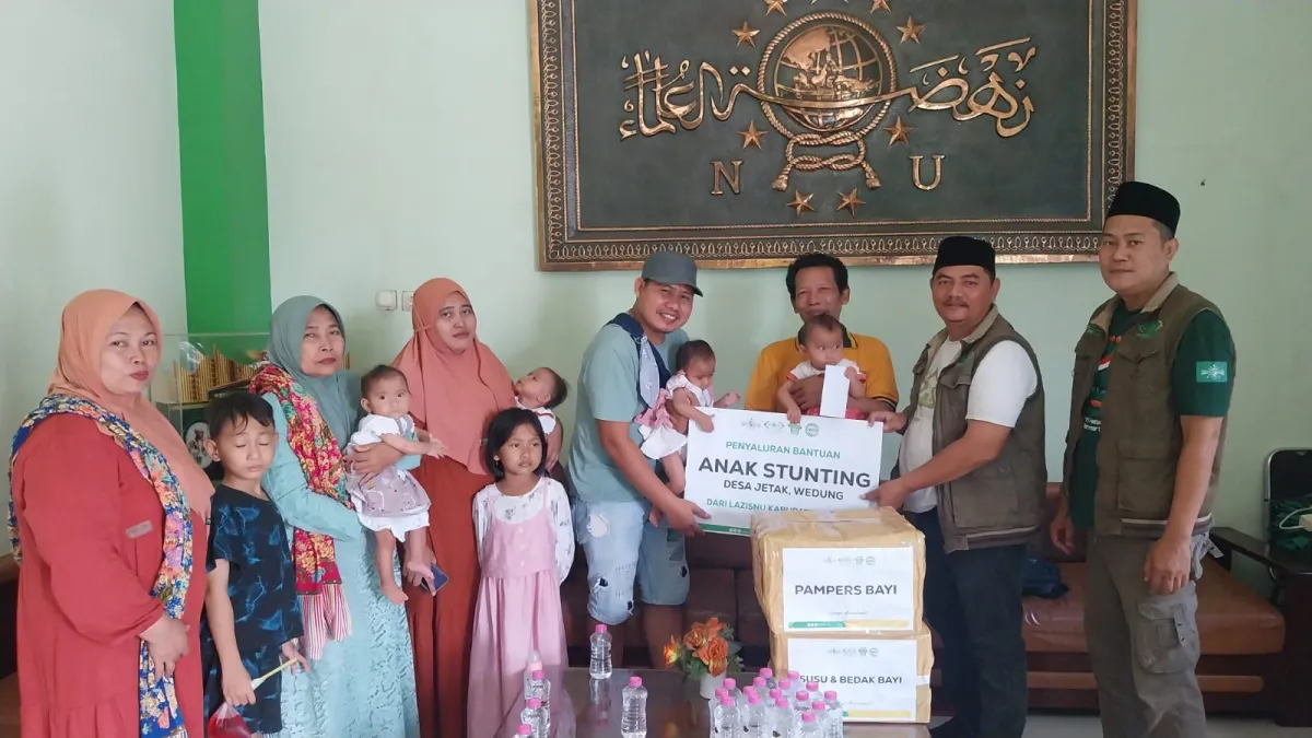 Bantu Penanganan Stunting, LAZISNU Demak Kembali Salurkan Bantuan