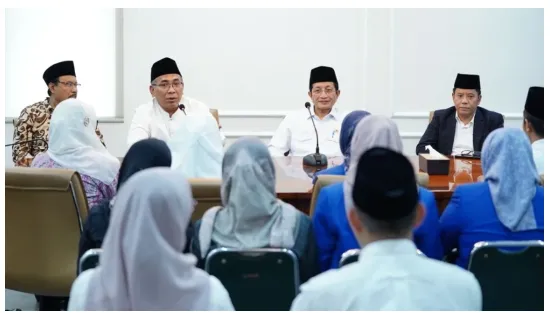 Ketum PBNU Terima Kunjungan Kerja Menteri Agama  di Gedung PBNU