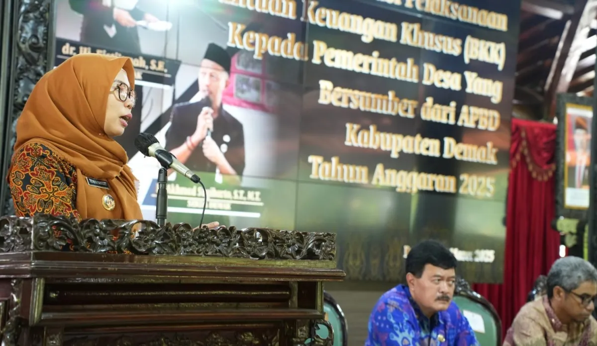 Pemkab Demak Sosialisasikan Bantuan Keuangan Khusus  Tahun 2025 kepada Pemerintah Desa