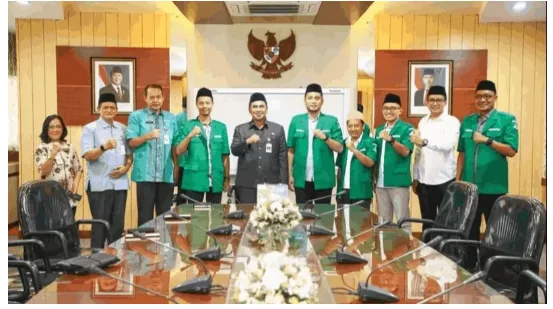 Silaturahmi Ke Wakil Gubernur, Ketua PW GP Ansor: Kami Minta Beliau Menjadi Salah Satu Dewan Pembina