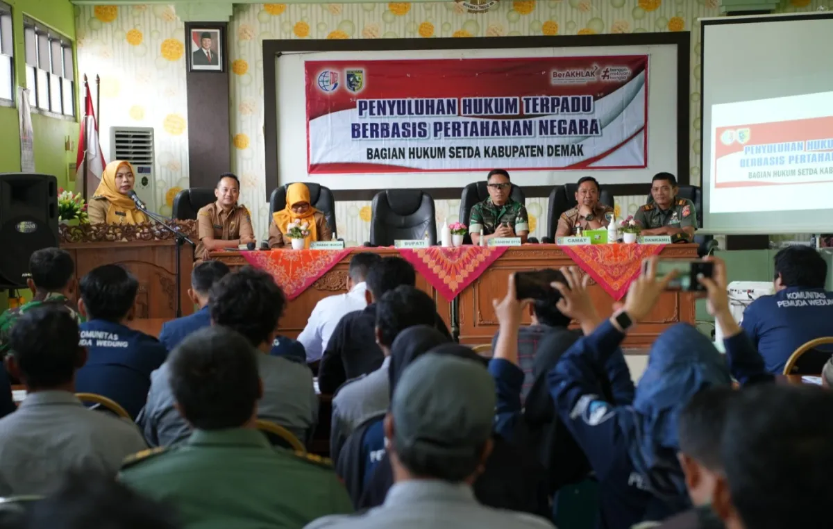 Pemkab Demak Adakan Penyuluhan Hukum Terpadu Berbasis Pertahanan Negara